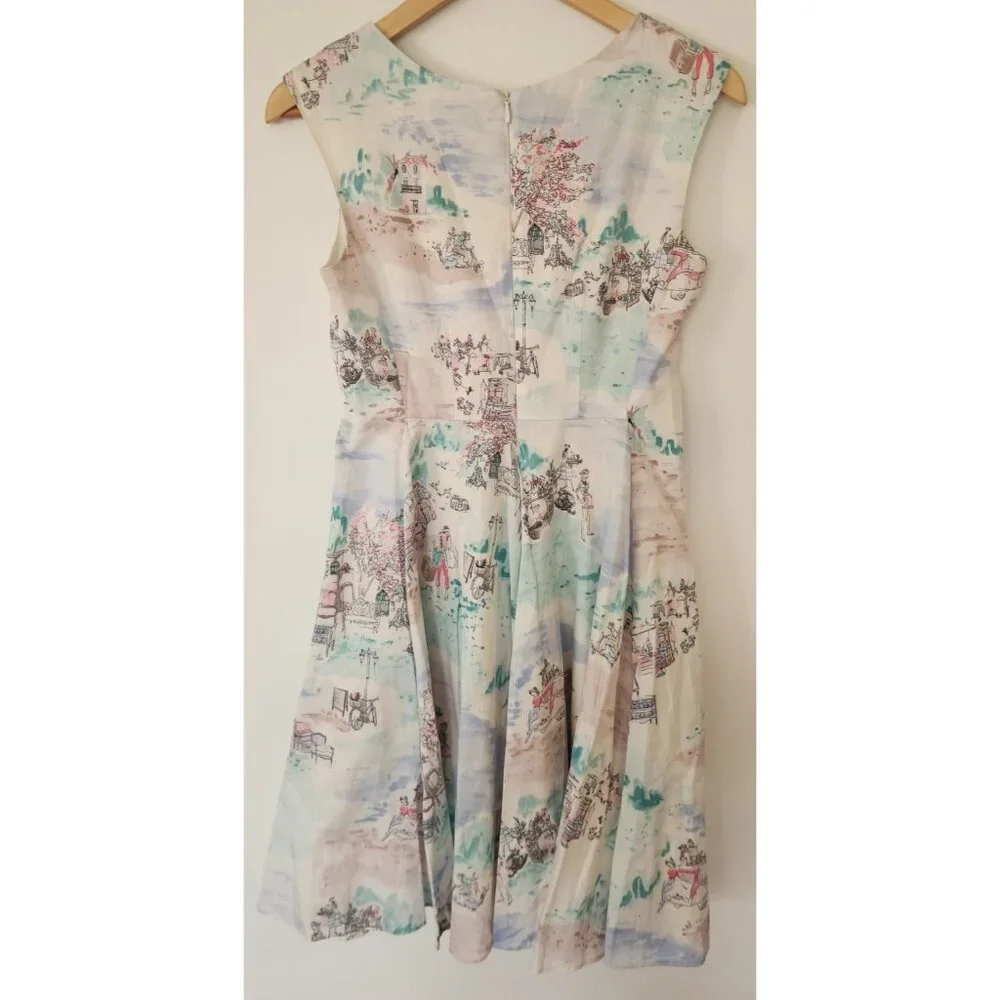 Joules Clothing Women's Sz. 4 Sleeveless Travel Dress - Picture 4 of 7